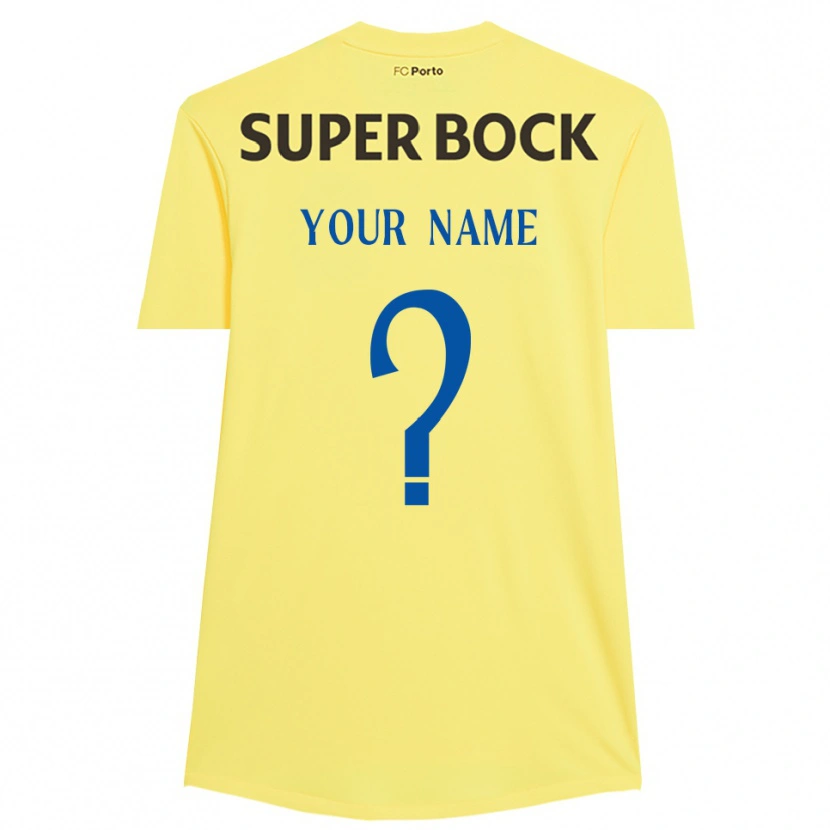 Danxen Mujer Camiseta FC Porto Amarillo Claro Negro Portero Equipación 2025/26 La Camisa