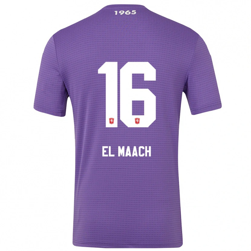 Danxen Mujer Camiseta Issam El Maach #16 Morado Medio Portero Equipación 2025/26 La Camisa