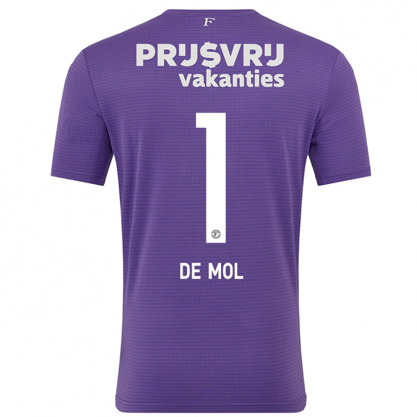Danxen Mujer Camiseta Stenn de Mol #1 Blanco Blanco Portero Equipación 2025/26 La Camisa