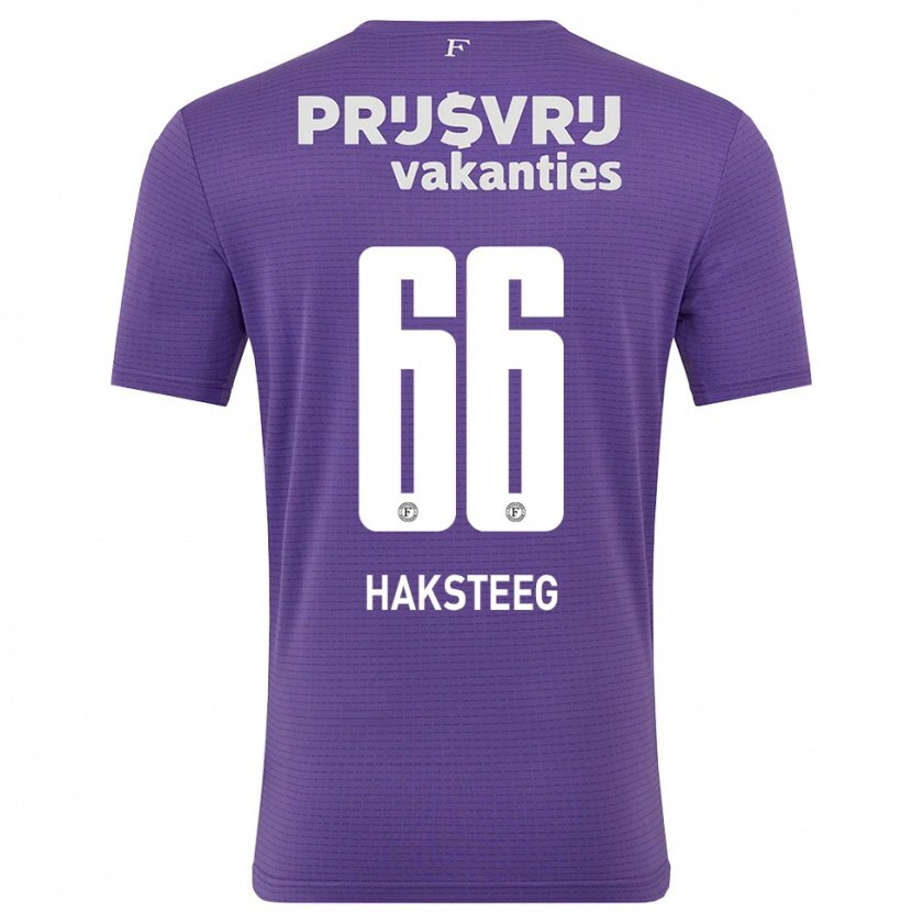 Danxen Mujer Camiseta Tim Haksteeg #66 Blanco Blanco Portero Equipación 2025/26 La Camisa