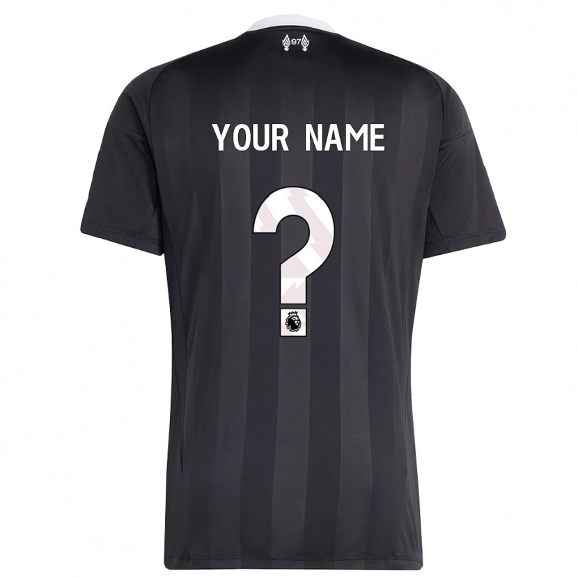 Danxen Mujer Camiseta Liverpool FC Blanco Negro Portero Equipación 2025/26 La Camisa