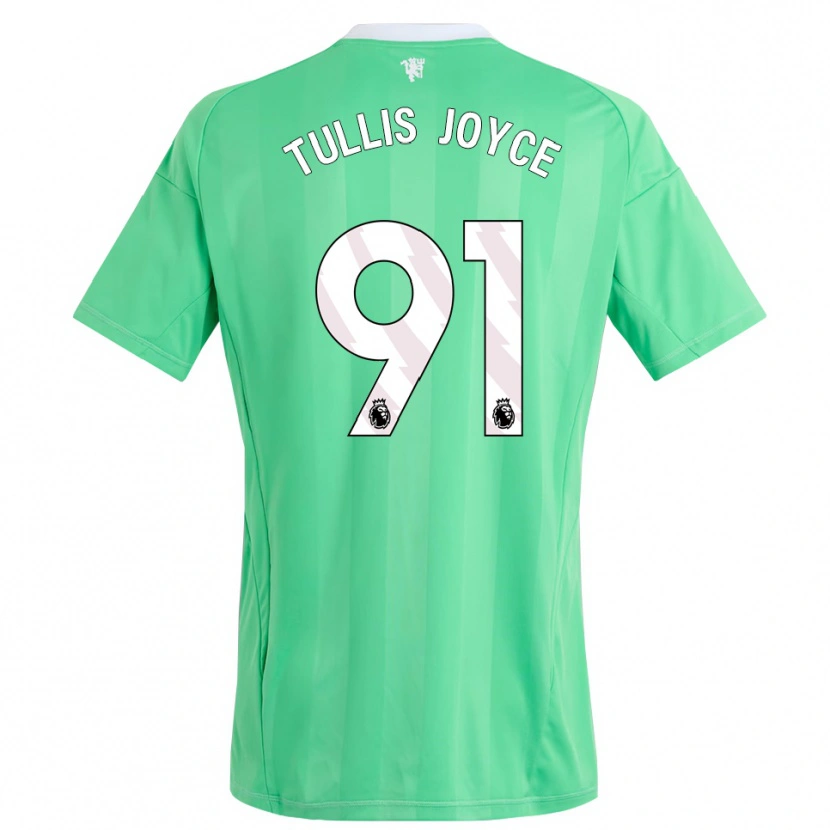 Danxen Mujer Camiseta Phallon Tullis-Joyce #91 Verde Esmeralda Portero Equipación 2025/26 La Camisa