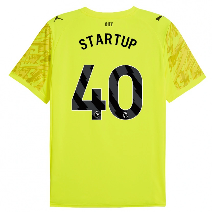 Danxen Mujer Camiseta Katie Startup #40 Amarillo Naranja Negro Portero Equipación 2025/26 La Camisa