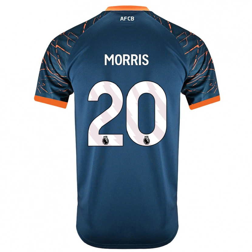 Danxen Mujer Camiseta Caitlin Morris #20 Azul Pizarra Oscuro Portero Equipación 2025/26 La Camisa