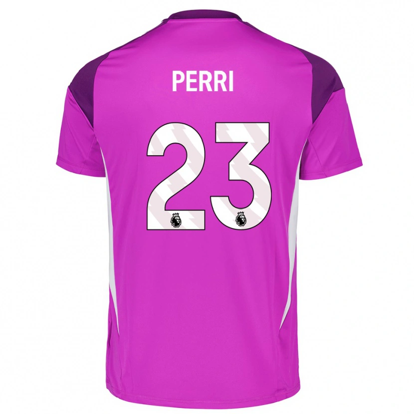 Danxen Mujer Camiseta Lucas Perri #23 Blanco Blanco Portero Equipación 2025/26 La Camisa