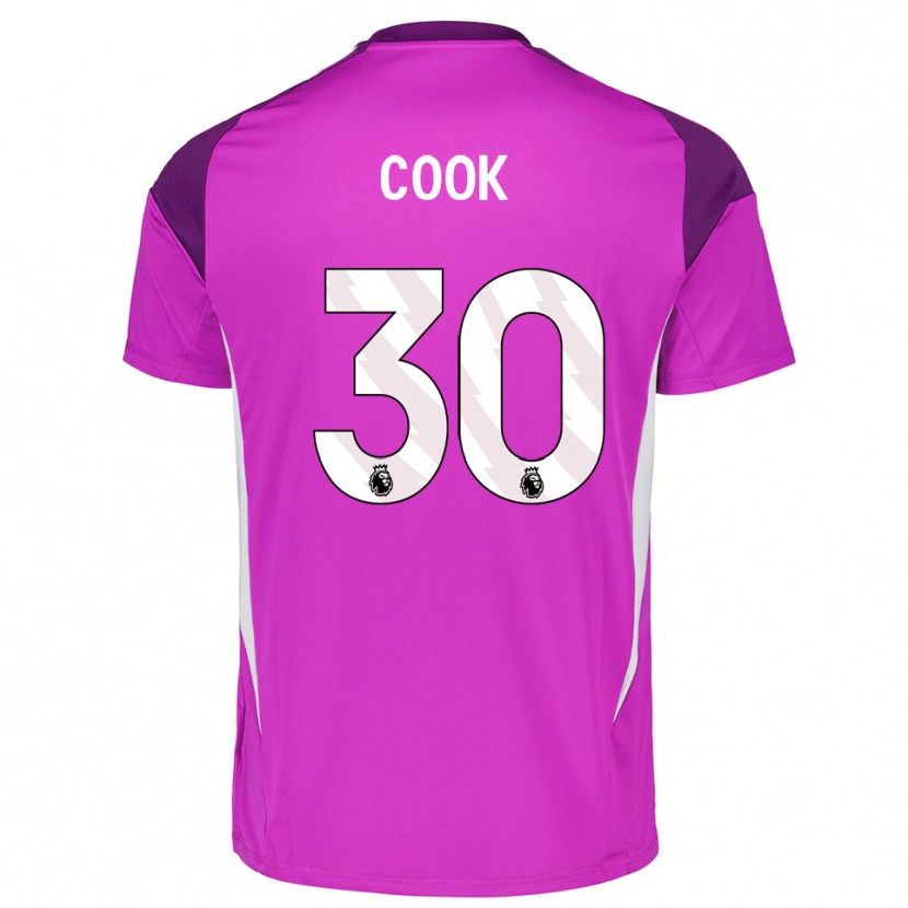 Danxen Mujer Camiseta Robbie Cook #30 Blanco Blanco Portero Equipación 2025/26 La Camisa