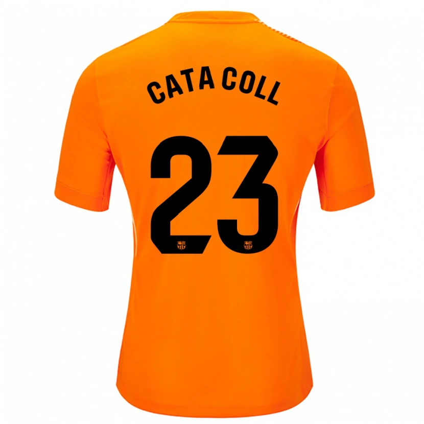 Danxen Mujer Camiseta Cata Coll #23 Naranja Negro Portero Equipación 2025/26 La Camisa
