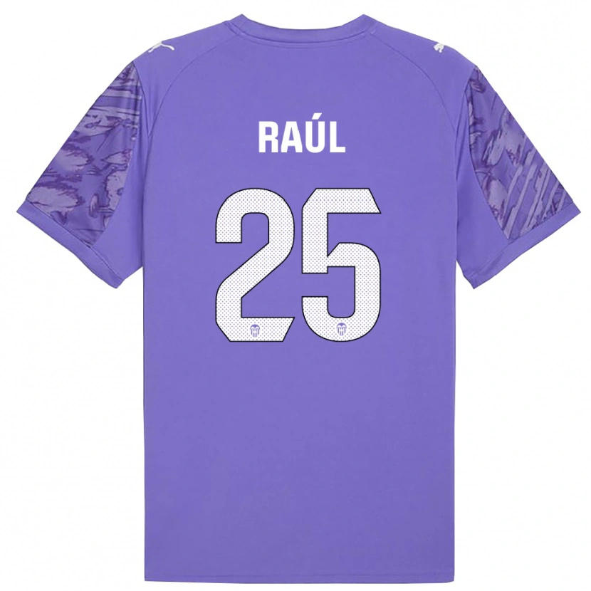 Danxen Mujer Camiseta Raúl Jiménez #25 Blanco Lilo Portero Equipación 2025/26 La Camisa