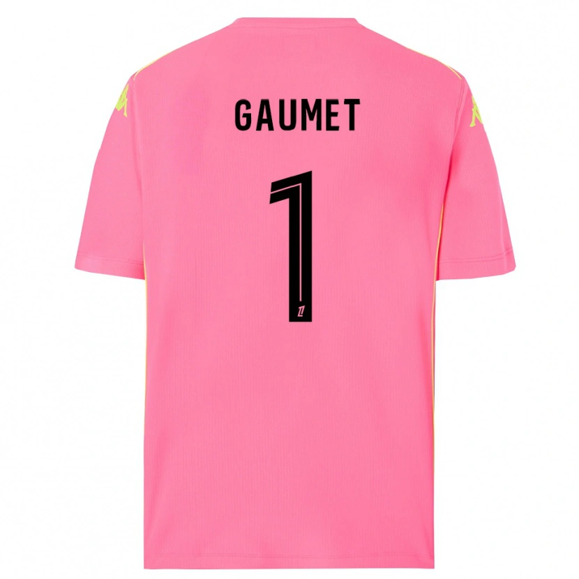 Danxen Mujer Camiseta Noa Gaumet #1 Rosa Caliente Negro Portero Equipación 2025/26 La Camisa