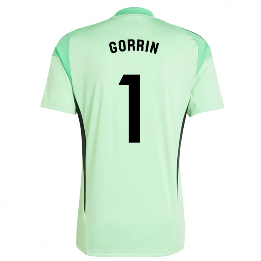 Danxen Mujer Camiseta Ale Gorrin #1 Verde Claro Negro Portero Equipación 2025/26 La Camisa
