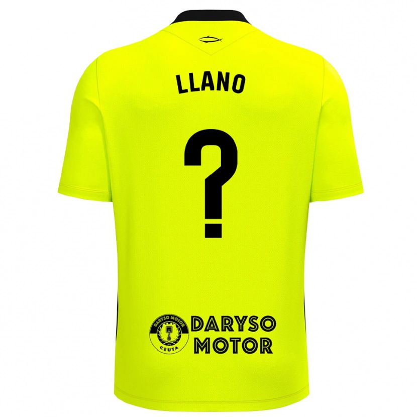 Danxen Mujer Camiseta Guillermo Llano #0 Negro Verde Amarillo Portero Equipación 2025/26 La Camisa