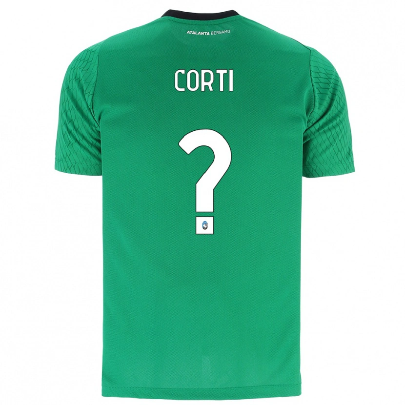 Danxen Mujer Camiseta Edoardo Corti #0 Verde Esmeralda Portero Equipación 2025/26 La Camisa