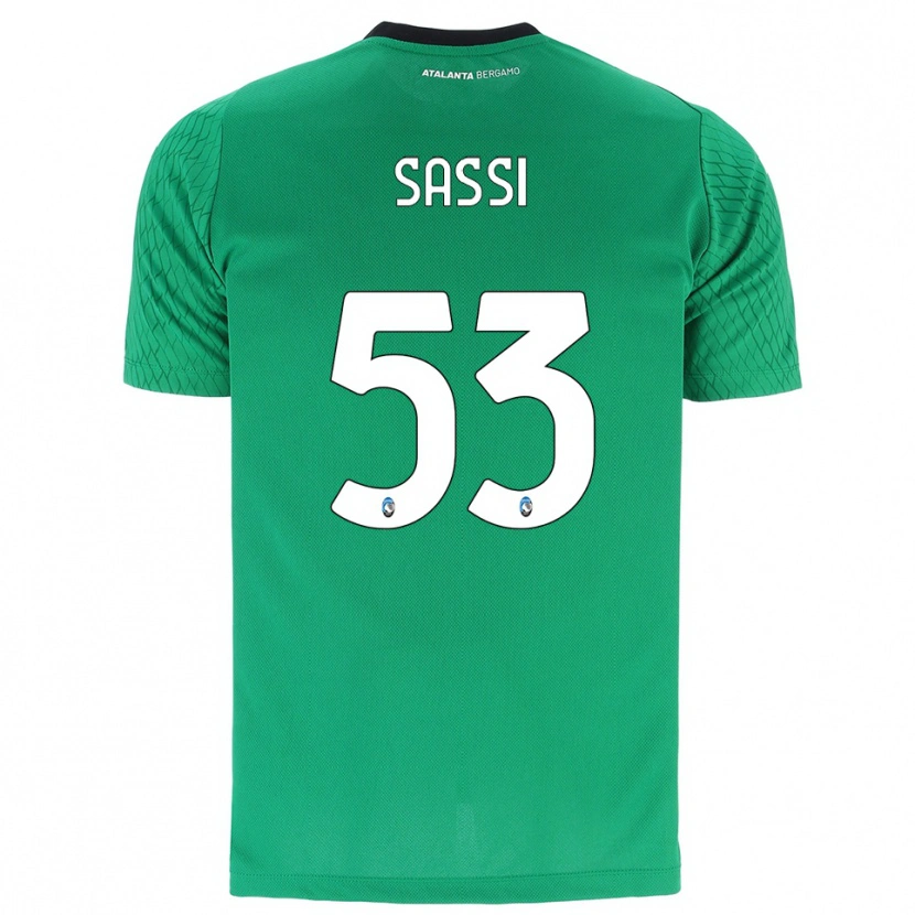 Danxen Mujer Camiseta Jacopo Sassi #53 Verde Esmeralda Portero Equipación 2025/26 La Camisa