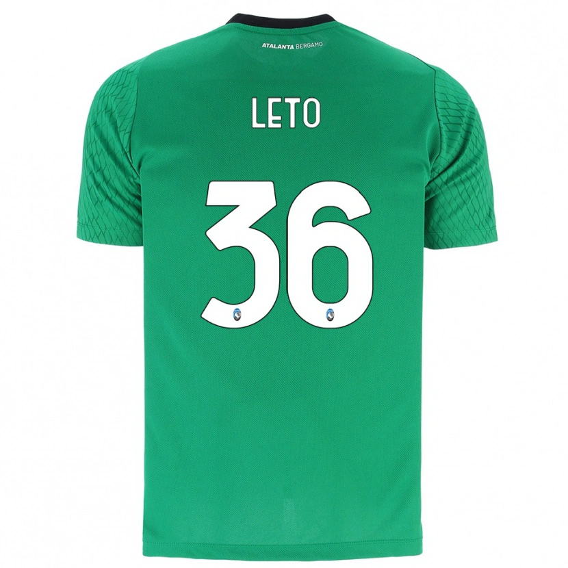 Danxen Mujer Camiseta Manuel Leto #36 Verde Esmeralda Portero Equipación 2025/26 La Camisa