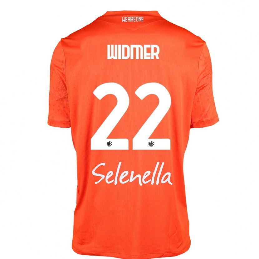 Danxen Mujer Camiseta Renato Widmer D'Autilia #22 Naranja Negro Blanco Portero Equipación 2025/26 La Camisa