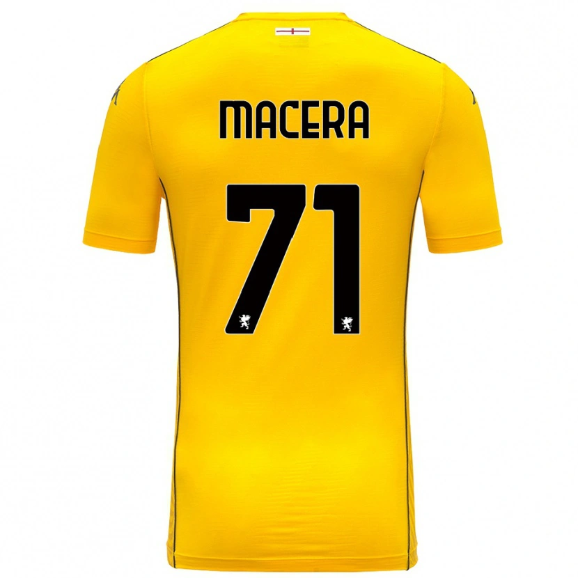 Danxen Mujer Camiseta Matilde Macera #71 Amarillo Oscuro Negro Portero Equipación 2025/26 La Camisa