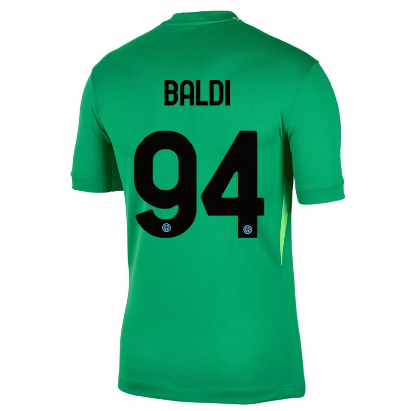 Danxen Mujer Camiseta Rachele Baldi #94 Verde Claro Negro Portero Equipación 2025/26 La Camisa