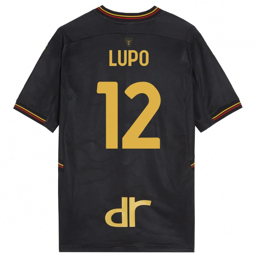 Danxen Mujer Camiseta Christian Lupo #12 Negro Marrón Portero Equipación 2025/26 La Camisa