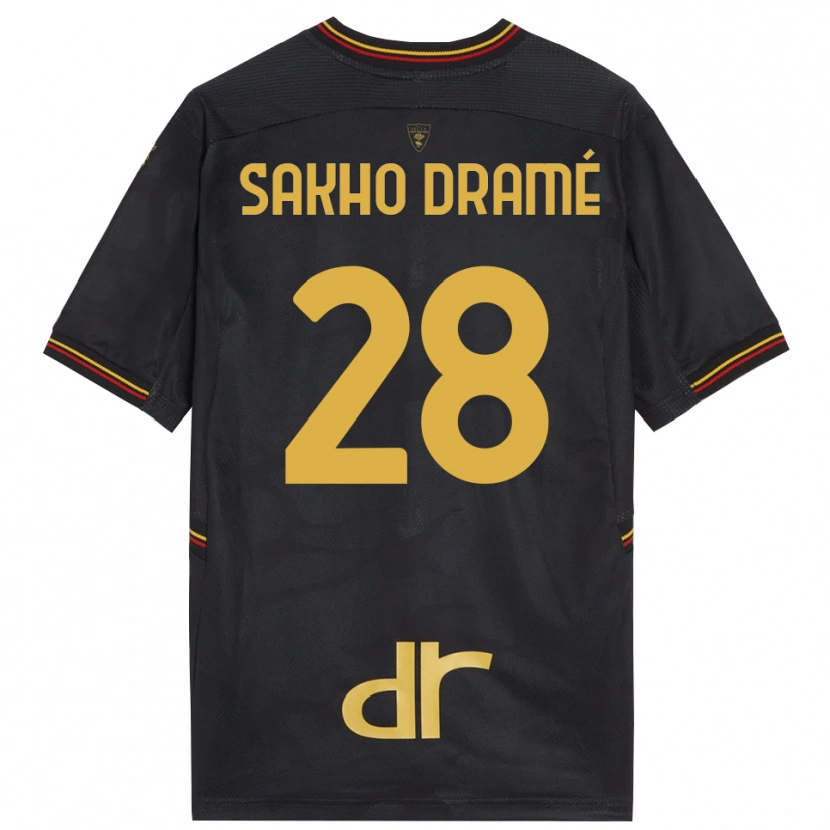 Danxen Mujer Camiseta Samba Sakho Dramé #28 Negro Marrón Portero Equipación 2025/26 La Camisa