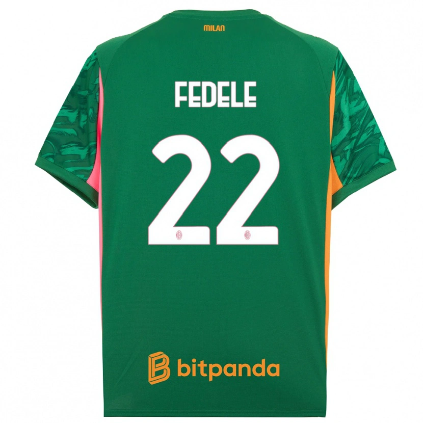 Danxen Mujer Camiseta Noemi Fedele #22 Verde Naranja Rosa Portero Equipación 2025/26 La Camisa