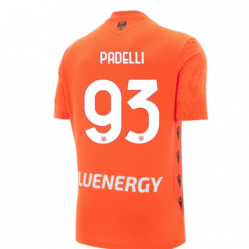 Danxen Mujer Camiseta Daniele Padelli #93 Naranja Rojo Negro Portero Equipación 2025/26 La Camisa