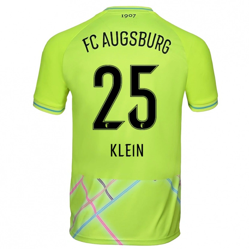 Danxen Mujer Camiseta Daniel Klein #25 Verde Amarillo Negro Portero Equipación 2025/26 La Camisa