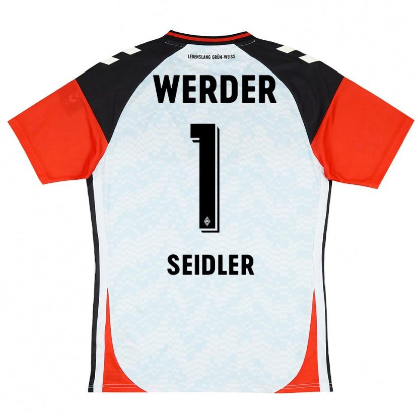 Danxen Mujer Camiseta Calvin Seidler #1 Amarillo Rojo Negro Portero Equipación 2025/26 La Camisa