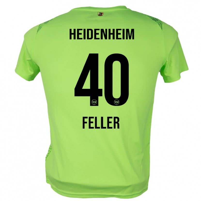 Danxen Mujer Camiseta Frank Feller #40 Verde Pálido Portero Equipación 2025/26 La Camisa