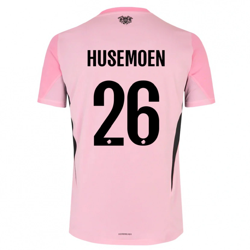 Danxen Mujer Camiseta Astrid Husemoen #26 Negro Rosa Portero Equipación 2025/26 La Camisa