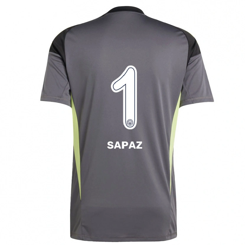 Danxen Mujer Camiseta Kuzey Sapaz #1 Gris Tenue Negro Portero Equipación 2025/26 La Camisa