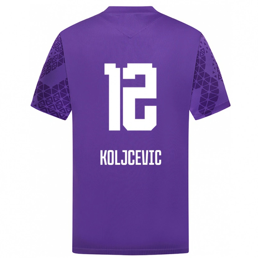 Danxen Mujer Camiseta Danilo Koljcevic #12 Blanco Índigo Portero Equipación 2025/26 La Camisa