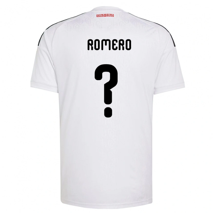 Danxen Niño Camiseta Enzo Romero #0 Blanco Negro 1ª Equipación 2026/27 La Camisa