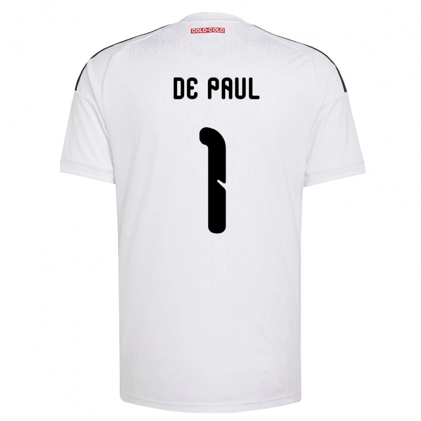 Danxen Niño Camiseta Fernando De Paul #1 Blanco Negro 1ª Equipación 2026/27 La Camisa