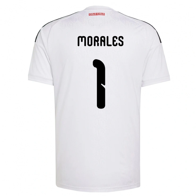 Danxen Niño Camiseta Benjamin Morales #1 Blanco Negro 1ª Equipación 2026/27 La Camisa