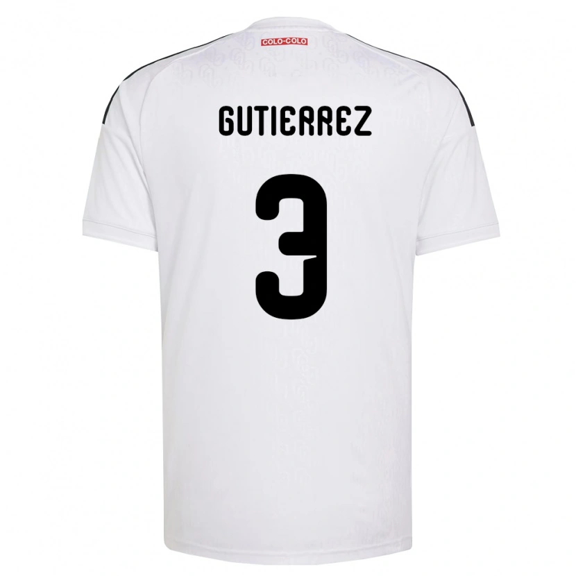 Danxen Niño Camiseta Daniel Gutiérrez #3 Blanco Negro 1ª Equipación 2026/27 La Camisa