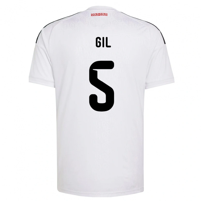 Danxen Niño Camiseta Leonardo Gil #5 Blanco Negro 1ª Equipación 2026/27 La Camisa