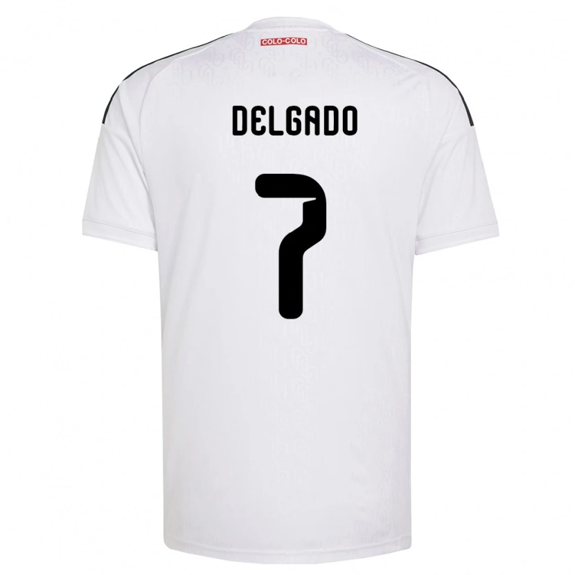 Danxen Niño Camiseta Amaro Delgado #7 Blanco Negro 1ª Equipación 2026/27 La Camisa