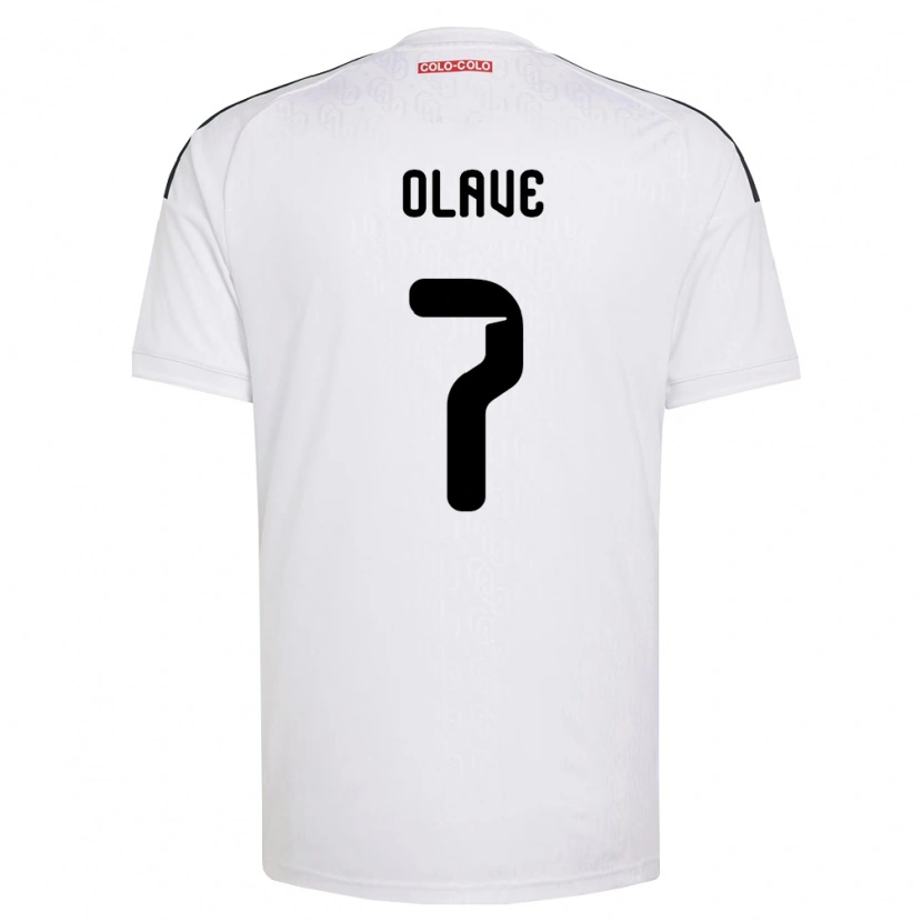 Danxen Niño Camiseta Isidora Olave #7 Blanco Negro 1ª Equipación 2026/27 La Camisa
