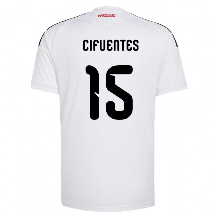 Danxen Niño Camiseta Anaís Cifuentes #15 Blanco Negro 1ª Equipación 2026/27 La Camisa