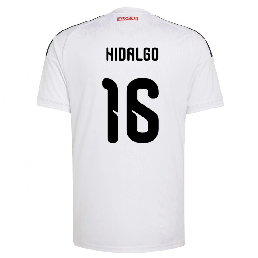 Danxen Niño Camiseta Fernanda Hidalgo #16 Blanco Negro 1ª Equipación 2026/27 La Camisa