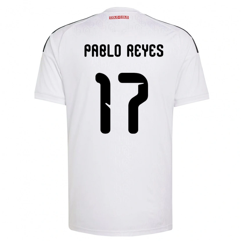Danxen Niño Camiseta Juan Pablo Reyes #17 Blanco Negro 1ª Equipación 2026/27 La Camisa