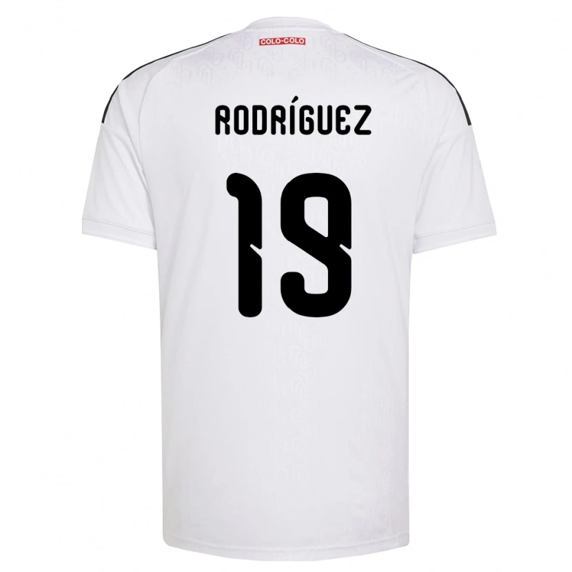 Danxen Niño Camiseta Salomón Rodríguez #19 Blanco Negro 1ª Equipación 2026/27 La Camisa