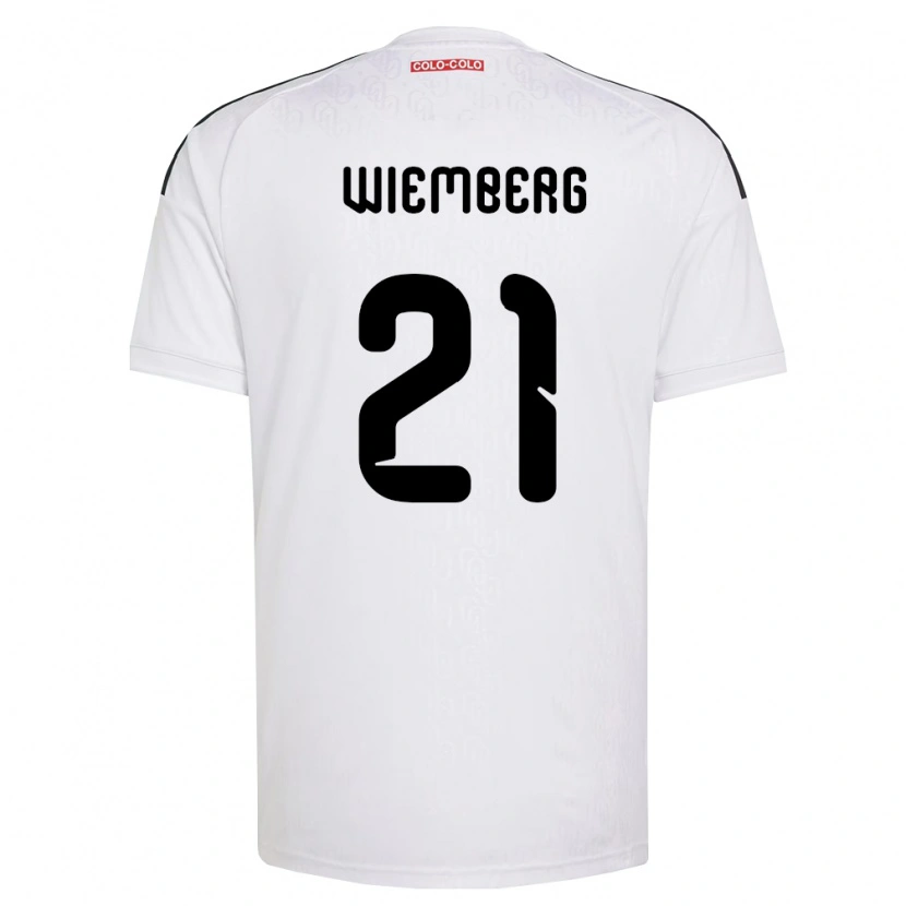 Danxen Niño Camiseta Erick Wiemberg #21 Blanco Negro 1ª Equipación 2026/27 La Camisa
