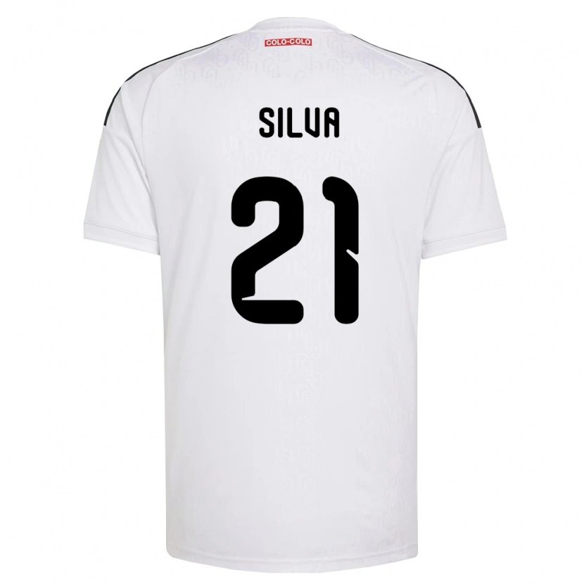 Danxen Niño Camiseta Agustin Silva #21 Blanco Negro 1ª Equipación 2026/27 La Camisa