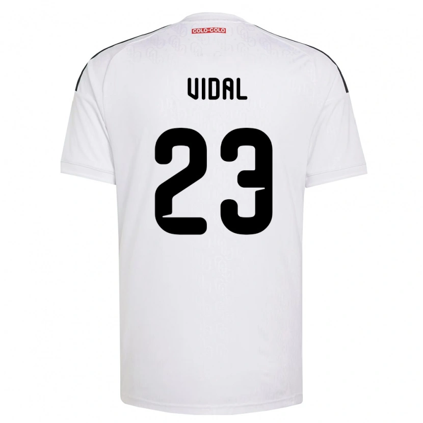 Danxen Niño Camiseta Arturo Vidal #23 Blanco Negro 1ª Equipación 2026/27 La Camisa