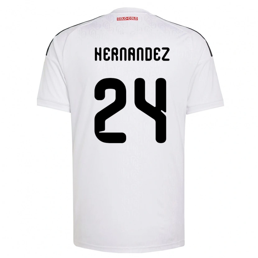 Danxen Niño Camiseta Leandro Hernández #24 Blanco Negro 1ª Equipación 2026/27 La Camisa
