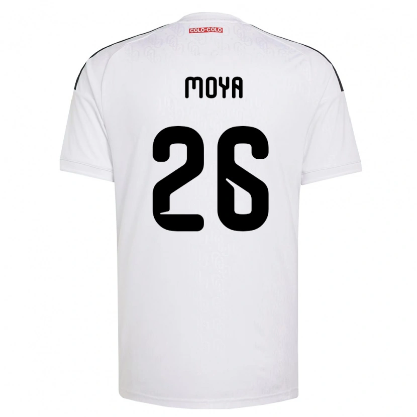 Danxen Niño Camiseta Matías Moya #26 Blanco Negro 1ª Equipación 2026/27 La Camisa