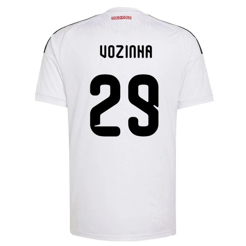 Danxen Niño Camiseta Vozinha #29 Blanco Negro 1ª Equipación 2026/27 La Camisa