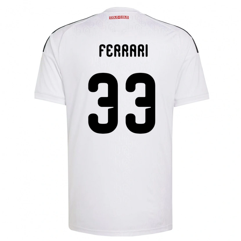 Danxen Niño Camiseta Matías Ferrari #33 Blanco Negro 1ª Equipación 2026/27 La Camisa