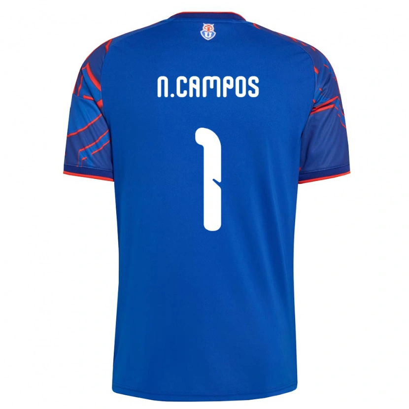 Danxen Niño Camiseta Natalia Campos #1 Azul Real Rojo 1ª Equipación 2026/27 La Camisa